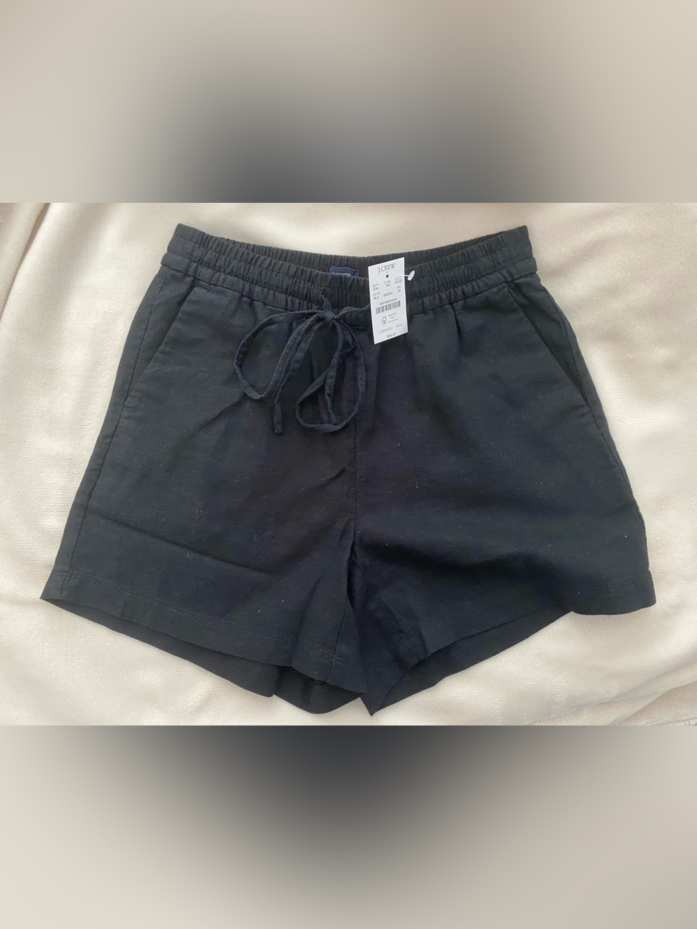 Women’s J.Crew Black Linen Shorts